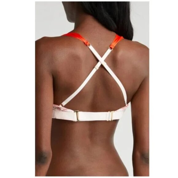 NWT$113 2-PC VALENTINE SET After Hours Red Satin Bra 30-38C & Fly Girl Panty MED - Picture 8 of 12